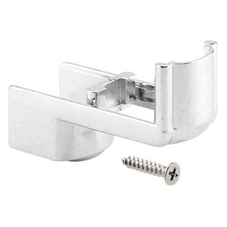 Prime-Line Door Insert, Fits 1 in. Thick Round Edge Doors, Cast Zamak, Chrome Plated (Single Pack) 656-9465